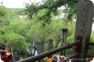 View from Gristmill Restaurant