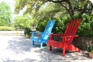 San ASntonio Botanical Garden chairs