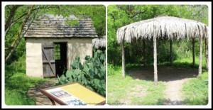 South Texas buildings at San Antonio Botanical Garden