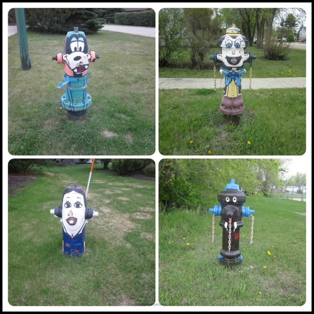 cartoon fire hydrants