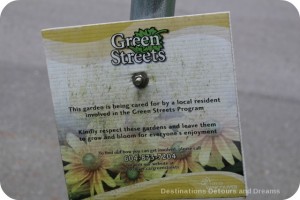 Vancouver Green Streets sign