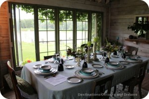 Garden dining shed