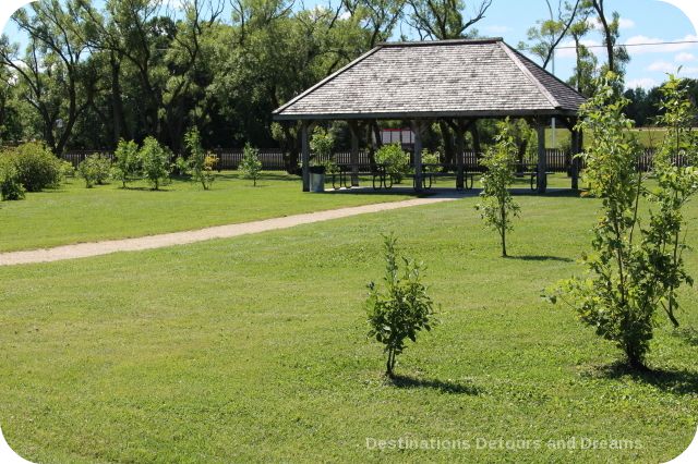 Picnic area at St. Norbert Heritage Park
