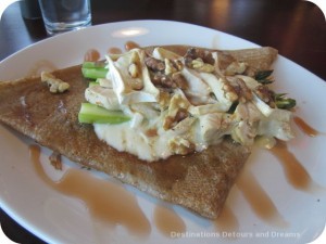 Buckwheat crepes at Mon Ami Louis