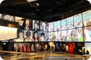 Canadian Journeys gallery at CMHR