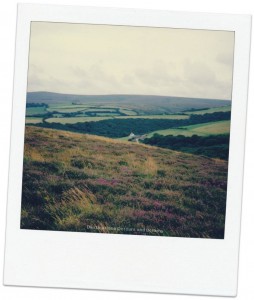 Evoking travel memory - hill in England