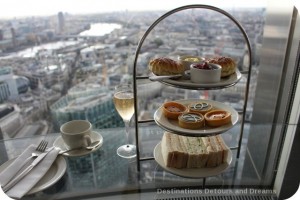 Afternoon tea high above London