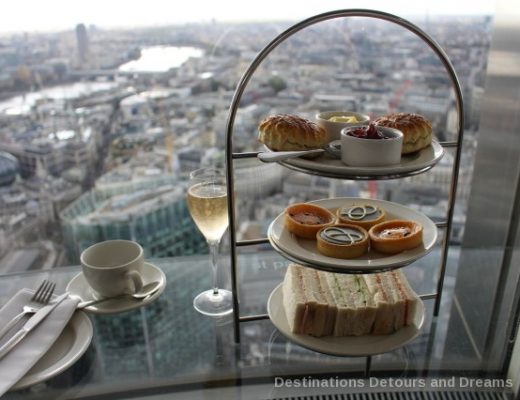 Afternoon tea high above London