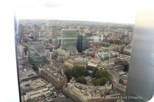 Afternoon Tea High Above London- view from Vertigo 42