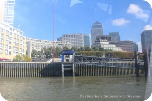 London from the Thames: Canary Whard