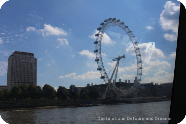 London from the Thames: London Eye