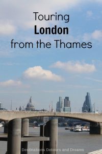 Touring London via the Thames Clipper river bus