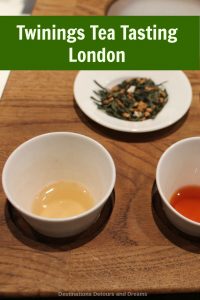 Twinings Tea Tasting: sampling teas at the oldest shop in the city of Westminster, England