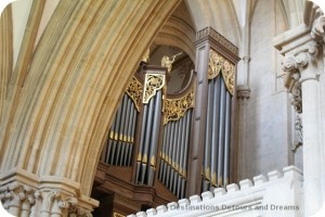 Wells Cathedral organ pipe