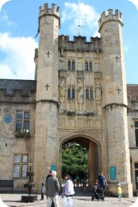 Medieval Cathedral City of Wells - Bishop's Palace Gate