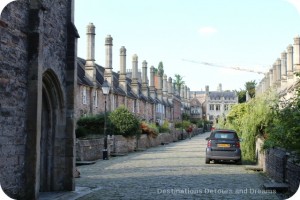 Vicar's Close in the medieval cathedral city of Wells