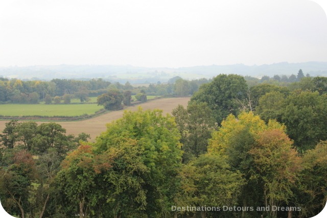 View from Raglan Castle