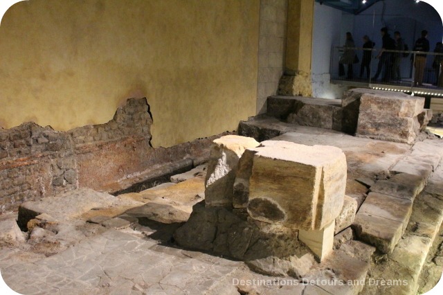 The Roman Bath altar ruins