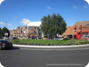 United Kingdom car rental experience - roundabout