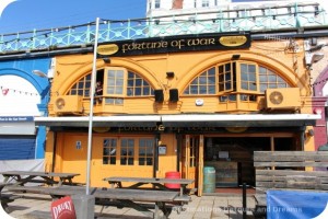 Brighton Fortune of War pub along lower Promenade