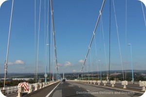 Severn Bridge into Wales