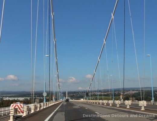 Severn Bridge into Wales