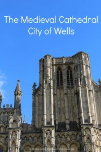 The medieval city of Wells, England is lovely to walk through and home to a magnificent cathedral