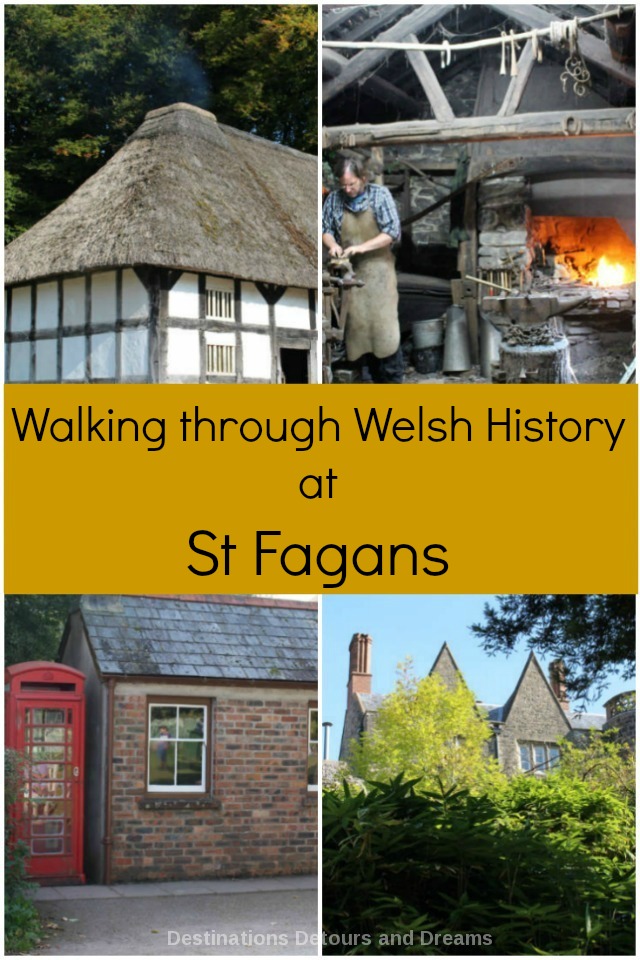 St Fagans National History Museum outside Cardiff, Wales contains an amazing collection of homes and buildings from different time periods and different areas of Wales