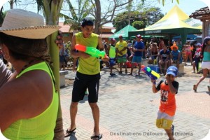 Pedasi Carnaval water fight