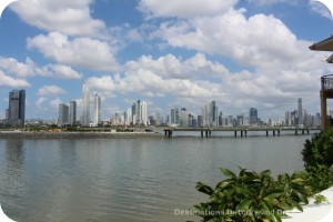 A view of modern Panama City from Casco Viejo