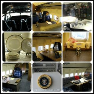 Inside Air Force One at Ronald Reagan Presidential Library