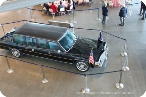 Presidential Motorcade car at Ronald Reagan Presidential Library