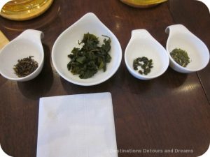 tea leaves at The Taste of Tea