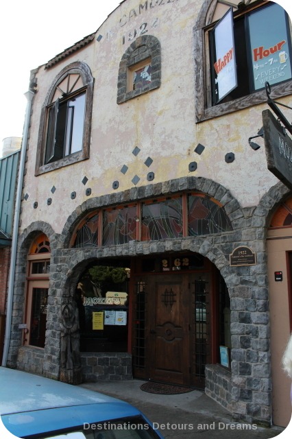 Camozzi's Bar and Hotel, now Mozzi's Saloon, was built in 1922 in Cambria, California