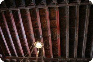 Hearst Castle Morning Room ceiling restoration