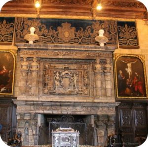 Hearst Castle fireplace