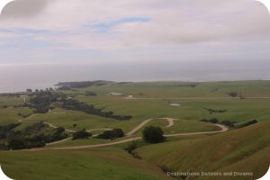 Road up the hill to Hearst Castle