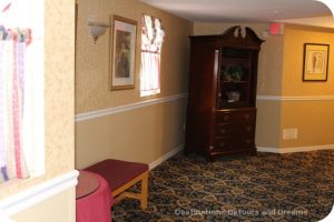 Hallway at Ascot Inn at the Rock in Morro Bay, California