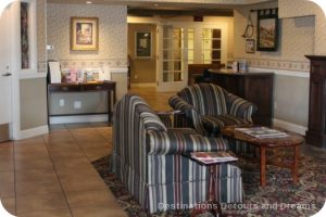 Lobby at Ascot Inn at the Rock in Morro Bay, CA