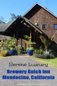 Brewery Gulch in Mendocino, California - a luxurious and elegantly rustic inn offers a serene stay amid stunning scenery. #California #Mendocino #accommodations #inn