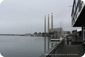 Morro Bay power plant smokestacks