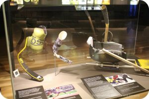 CMHR disabled sports equipment display