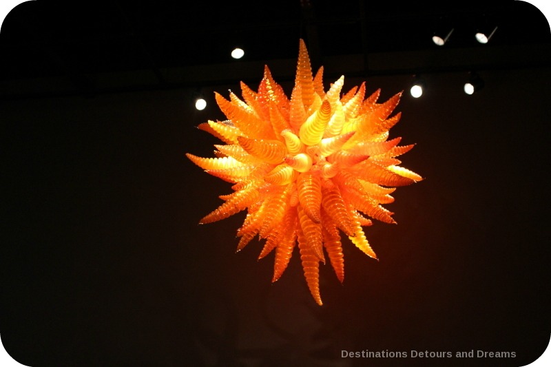One of Chihuly's Chandelier series