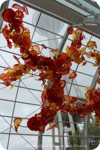 View of Space Needle from Chihuly Garden and Glass