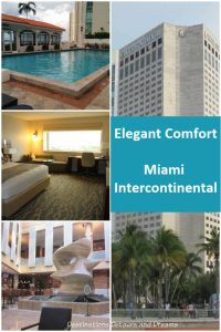 Elegant comfort at the Miami Intercontinental Hotel - plenty of creature comforts and a view of Biscayne Bay. #Miami #Florida #hotel #accommodations