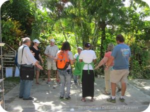 Having fun at RePapel Recycling with Fathom Travel: dance break