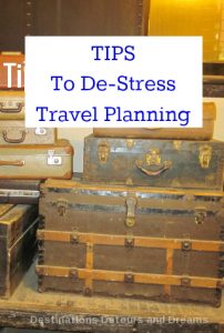 Tips to take the stress out of travel planning