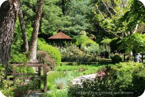 Gardens at Ferrari-Carano Vineyards and Winery Villa Fiore location in Dry Creek Valley