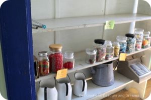 Candy store in the pantry of Friesen Housebarn, Neubergthal