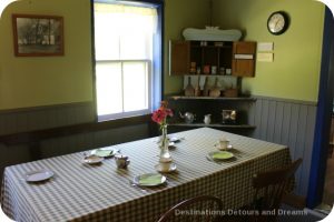 Friesen Housebarn kitchen, Neubergthal National Historic Site